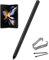 Galaxy Z Fold 3 4 S Pen Fold Edition S Pen pour Samsung Z Fold 3 4 Fold Edition Stylus Pen Remplacement pour Samsung Galaxy Z Fold 3 4 5G + 2 pointes/stylet (noir)