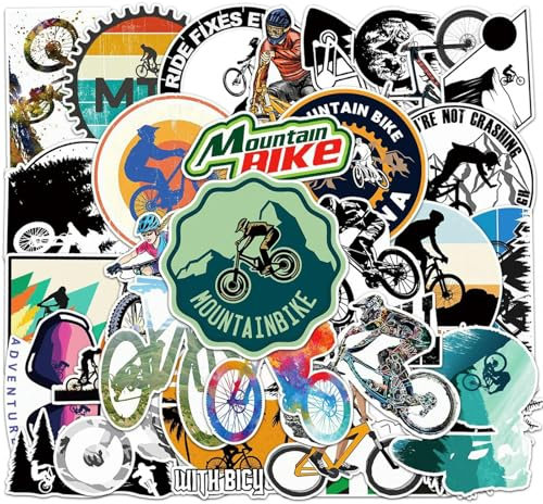 TVIVID 10/30/50 Stück Mountainbike MTB Graffiti Aufkleber Fahrrad Auto Laptop Skateboard Telefon Motorrad Gitarre Cool Decals