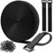 Hook and Loop Strip Tape, 8M Sticky Back Velcro Tape Self Adhesive Heavy Duty Adhesive Strips, Black Stick On Velcro Sticky Pads for Home,Office,Garden, Cable Management