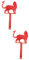 BESPORTBLE 2 Pz Scatola Cassetta Postale Decorazione Anteriore Cassetta Postale Bandiera Pacco Fata Luce Posta Bandiera Per Mattoni Cassetta Postale Gatto Cassetta Postale Bandiera Gatto