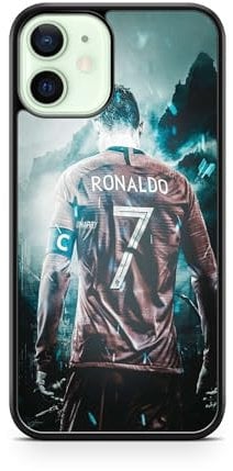 Générique Phone Case Compatible with iPhone 13 Legend Football Gold Ronaldo Messi Neymar Mbappe Ref 8646