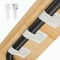 Abnii 50 Unidades de Organizador de Cables para Debajo del Escritorio, Correas Autoadhesivas para ordenar Cables, Organizador de Cables para TV, PC, portátil, Ethernet, Escritorio, Blanco, pequeño
