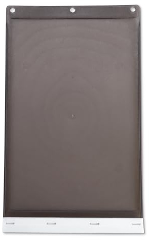 Amazon Basics Haustiertür Ersatzklappe aus Kunststoff, Kompatibel mit ASIN B0F13F8875, Mittelgroß, 31,1cm x 18,8cm x 1,3cm, Weiß und Grau