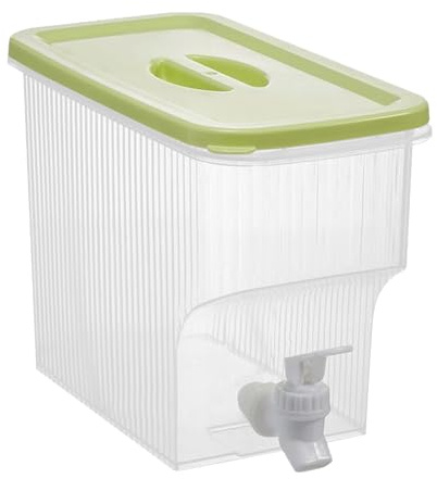 Distributeurs de Boissons pour Fêtes | Fontaine à Thé, Eau et Rafraîchissements - Récipient Transparent Léger Grand Format 3,9L pour Cocktails Maison, Extérieur, Glace et Citronnade