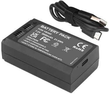 VB30 3000mAh Speedlight Flash Lithium Battery,Compatible For Godox,for V1PRO V1 PRO Camera Speedlite Flash(1 Battery)