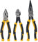Dewalt Zangen-Set, 3-teilig, aus robustem Chrom-Vanadium-Stahl für Stärke und Haltbarkeit