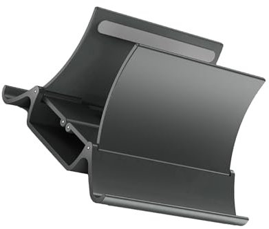 Stand per Laptop, Portafistina per la Scrivania Space Organizzatore Porta Laptop Verticale Stand per Desktop Desktop per Home Office (BLACK)