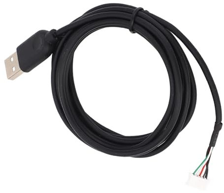 RIZGHWOY Langlebiger USB -Maus -Kabelkabel -Kabel -Ersatz für MX518 Game Maus, Stabile Leistung, 2 Meter Lang, Ideal für Mausspieler
