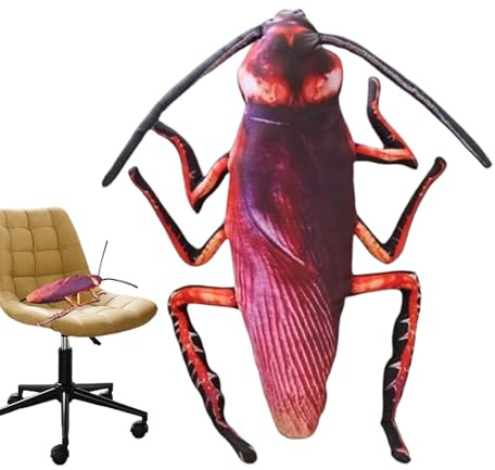 Generico aus Plüsch Kakerlake - 21 Zoll Plüsch | Spielzeugkissen - Weiche 3D-Kissen für Wohnzimmer Büro Geschenk Kinder Geburtstag Weihnachten Halloween Div