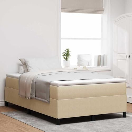 Hoopleep Modern Boxspringbett, Grau-Grün Samt Polsterbett, 120 x 200 cm Kleines Doppelbett mit Lattenrost, Massivholz Kiefer Rahmen, 280 kg Tragkraft, Elegantes Schlafzimmer Möbel