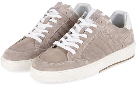 BULLBOXER 7VD0010101 3800 Herren Sneaker Low Leder in Sand - Gr. 43