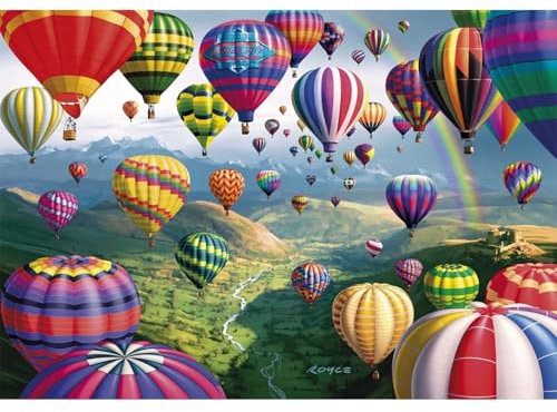 Wentworth Jigsaw Puzzle – Sky Roads– 100 Large Pieces - For Adults - Shaped Puzzle Pieces & Themed Whimsies - Great for a Gift