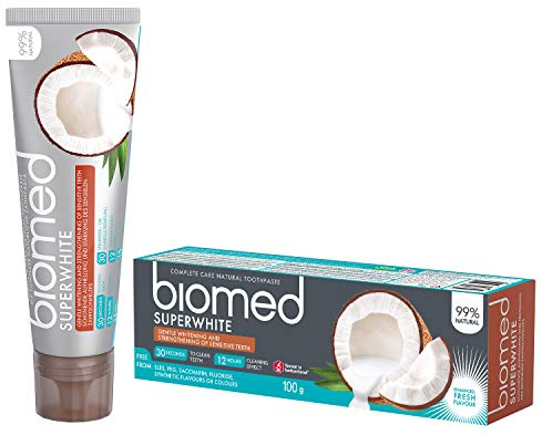 Splat & Biomed Superwhite Coconut Whitening Toothpaste 100 g - Pack of 25