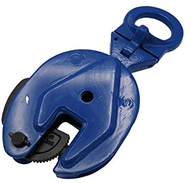 SecureFix Direct Vertical Plate Lifting Clamp 2 Ton (0-25MM Grip, Non-Slip, 2000KG)