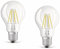 OSRAM LED BASE CLASSIC A / LED lamp, classic bulb shape, in filament style, with screw base: E27, 4 W, 220…240 V, 40 W replacement, clear, 2700 K, 2pack