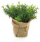 artplants.de Thym Artificiel Vitus dans Son Sac de Jute, Vert, 18cm - Plante aromatique déco - Plante Artificielle