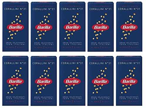 10x Pasta Barilla Corallini Nr. 31 italienisch Nudeln 500 g pack
