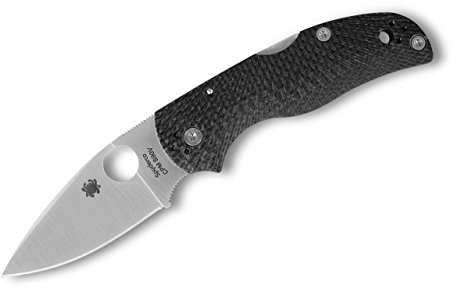 Spyderco Native 5 Fluted CF Couteau de Poche pour Adulte Noir Taille Unique