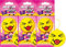 AREON Smile Dry Auto-Lufterfrischer Bubble Gum Sweet Bubblegum Yellow Fun Multi 3er Pack