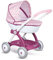 Smoby - Baby Nurse Puppenwagen mit klappbarem Verdeck - Griffhöhe: 58 cm, für dein Püppchen bis 42 cm, mit waschbarem Stoffbezug, für Kinder ab 18 Monaten