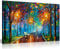 Leonid Afremov Ölgemälde auf Leinwand, abstrakt, für Wohnzimmer, Heimdekoration, Misty Mood, 46x31 cm (18x12in)
