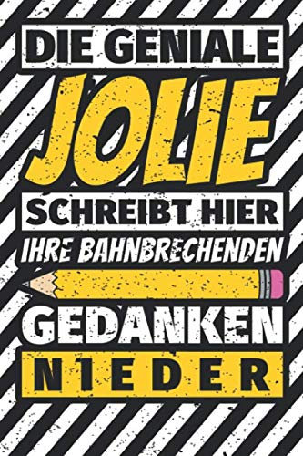 Notizbuch liniert: Jolie Geschenke lustiger Spruch Vorname