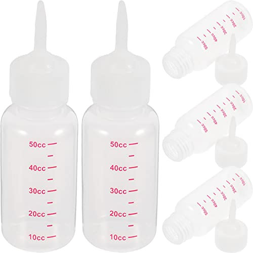 Balacoo Pet Nursing Bottle- Dog Cat Puppy Milk Feeding Bottle Safe Pointed Nipples Pet Supplies Nursing Bottle for Dog Cat Small Animals 50ml