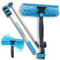 IGADPole Professional Telescopic Window Cleaning Kit 6.6 Foot (2m) Extension Pole+ Pole Extension and Single Pivot 10(25cm) Window Squeegee, Window cleaning washer tools
