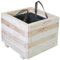 Forest Style Bac à Fleurs en Bois 50 x 50 x 38 cm Bardane - 64 L - Cerland