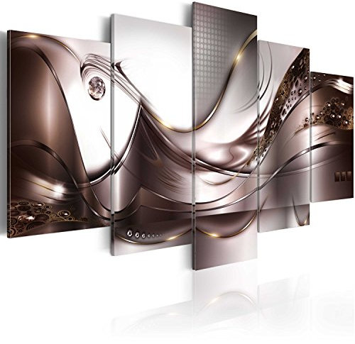 B&D XXL - Peinture acrylique Abstrait 200x100 cm - Effet texturé ou coup de pinceau - Décoration avec finition faite à la main - Salon chambre - Finition artisanale - Artistique a-A-0004-b-p