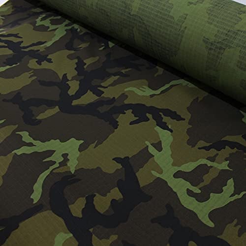 Stoff Meterware Woodland CZ Tarn Ripstop Camouflage - 1 Meter, Tarn, Muster, Bushcraft, Survival, Outdoor