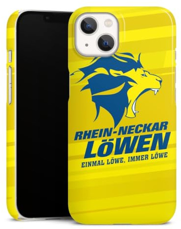 Premium Case kompatibel mit Apple iPhone 13 Smartphone Handyhülle Schutzhülle glänzend Offizielles Lizenzprodukt RNL Rhein-Neckar-Löwen