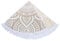 Homoyoyo Mandala Rundes Strandtuch Badetuch Tragetasche aus Stroh Handtücher Tischdecken Yoga-Polster weiße Tischdecke Tischtuch Mandala-Wandteppich Quaste Yoga Matte Druckband Handtuch