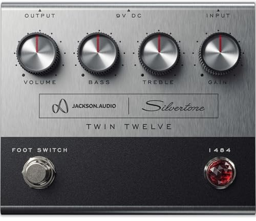Jackson Audio Silvertone 1484 Twin Twelve Pedal, Silver (SP1484-TWIN12)