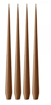 ester & erik Taper Candles, Box, 32cm, 4 Stück, 23 raw Toffee