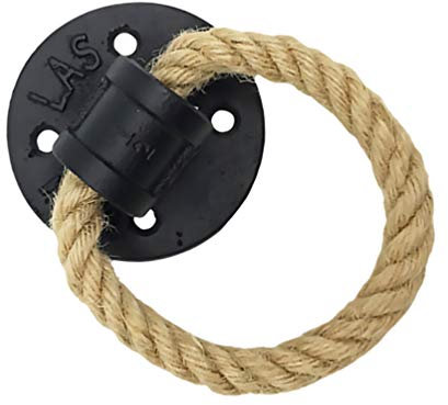 Veemoon 1pc Retro Rope Handle Door Cabinet Drawer Pull Ring Rustic Industrial Style