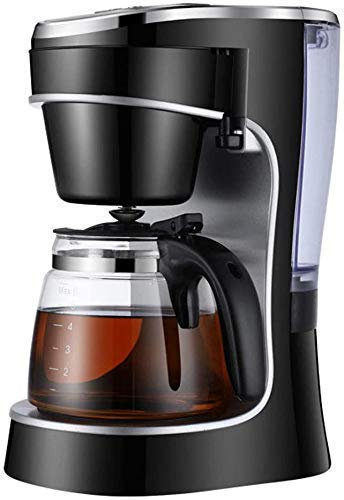 Cafeteras eléctricas Cafetera de goteo inteligente programable de 10 tazas Máquina de preparación con jarra de vidrio Pantalla digital LED Cesta de filtro de malla extraíble Negro little surprise