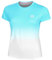 BIDI BADU Damen Crew Gradiant Tee - Aqua, White, Größe:XS