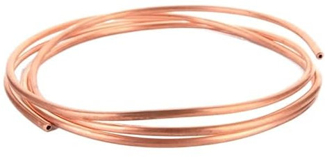99.9% Tubo de cobre suave Bobina de cobre 2/3/4/6/8/10/12/16/19/22 mm Tubo de aire acondicionado Cobre rojo para aire acondicionado 1 pieza (color: 1 metro, tamaño: 2 x 0.5 mm)