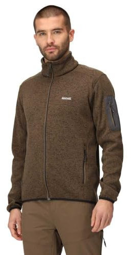 Regatta Men's Newhill Full Zip Fleece Pile, Crocodile, XL Uomo