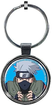 Ata-Boy Naruto Shippuden Kakashi Schlüsselanhänger, 3,8 cm, für Schlüssel, Rucksack und mehr, Mehrfarbig, Einheitsgröße