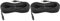 Smedz 2.1mm x 5.5mm DC Power Male to Female 15 meter 12 Volt Power Extension Cable Black for 12V CCTV (Pack of 2)