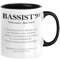 Trendation - Bassist Tasse Geschenk Definition Lustiger Spruch Bass-Spieler Geschenkidee (Schwarz)