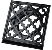 MS Beschläge Rejilla de ventilación rectangular de diseño antiguo, rejilla de ventilación, rejilla de ventilación nostálgica, color negro, 100 mm