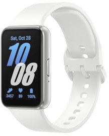 Samsung Galaxy Fit3 Light and Sleek Fitness Band, 13 Days Battery, 100+ Exercises and Sleep Tracking, Dark Gray (Silver)