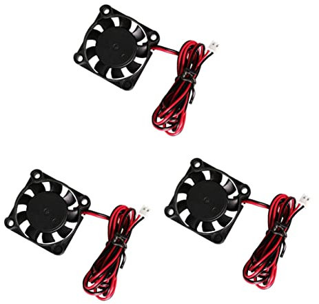 Mikikit 3 Stück Bürstenloser Lüfter Für 3D-drucker 12 V Dc 0 12 A Hohe Leistung Einfache Installation Geringer Stromverbrauch