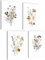 Boho Bilder Set Poster Boho Deko Set Bilder Wanddeko Abstrakte Bilder Poster Aesthetic Bilderset Yoga Wandbilder Wohnzimmer Blumen