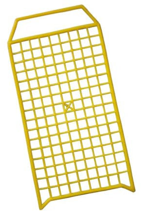 MagiDeal PP Paint Grid Hand Tool Plastic Grids Even Paint Distribution Efficient Paint Filters Screen Paint Grid Tray Partition, 4 Inches