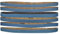 sourcing map 12 correas de lijado de 2 x 72 pulgadas, 2 piezas de cada una de las bandas de lijado de óxido de circonia de grano 36/40/60/80/100/120 para lijadora de banda de óxido de circonia para