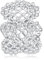 NINGAN 925 Sterling Silber Charme Teddybär Perle kompatibel mit Frauen Armband Perle 5A Zirkon Charme, Familie und Freunde Geburtstagsgeschenke